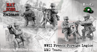 BCM043 WWII French Foreign Legion MMG teams 28mm Figure