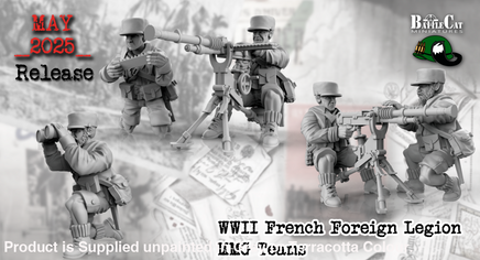 BCM043 WWII French Foreign Legion MMG teams 28mm Figure