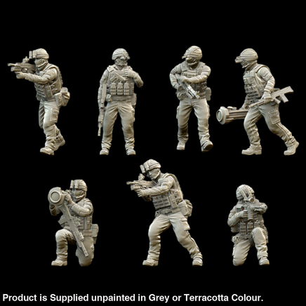 BHG005 Modern British Infantry Specialists (Full Set) Figure