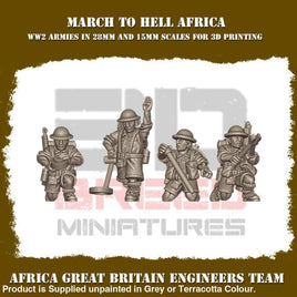 British Army Africa ENGINEERS Figure