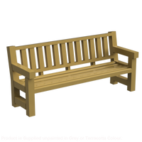 CO103B – Park Bench 1:32 Scale 1:32 132 Scale Accessory