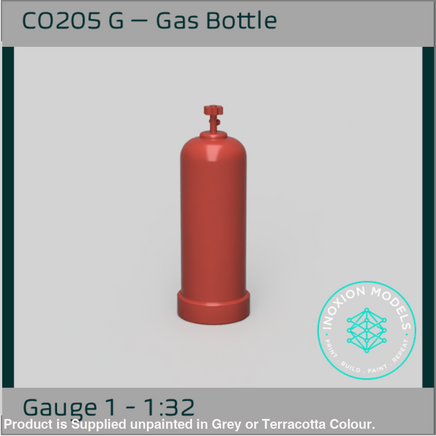 CO205 G – Gas Bottle 1:32 Scale Scale Model