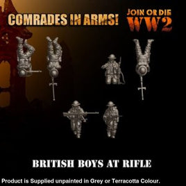 Comrades in Arms British Army Boys AT Rifle 28mm 1:56 Figure