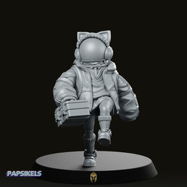 Delivery Gurl Itsy Pitsy Cyberpunk Miniature