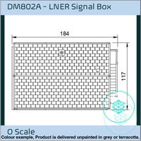 Dm802A – Lner Signal Box O Scale Building