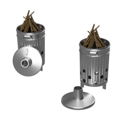 DO009A – Garden Incinerators O Scale O 1:43 O Scale Accessory