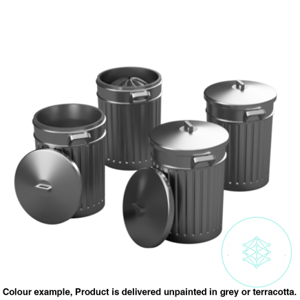 Do100A – Dustbins O Scale Accessory