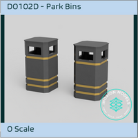 Do102D – Park Bins O Scale Accessory
