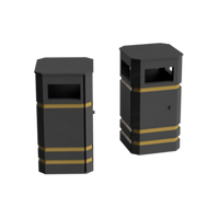 Do102D – Park Bins O Scale Accessory