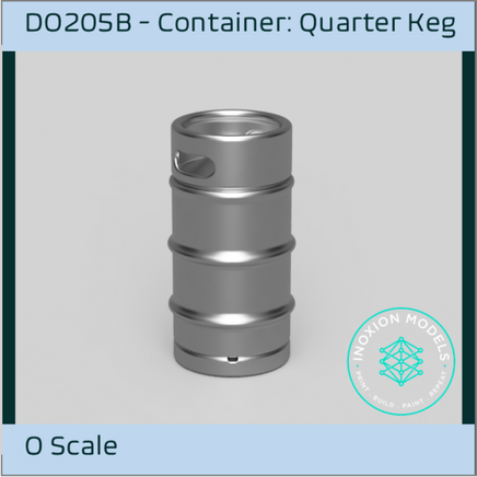 Do205C – Slim Quarter Keg O Scale Accessory