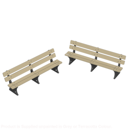 Do602A – Gwr 8Ft Platform Benches O Scale Accessory