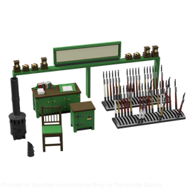 Do605A – Signal Box Interior O Scale Accessory