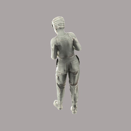 DS276 1940’s Female Tipping Bucket Download Figure