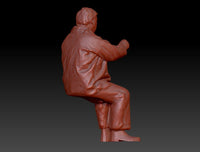 DSP040 Male driver sitting Figure