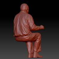 Sitting Loco Driver Dsp077 Figure
