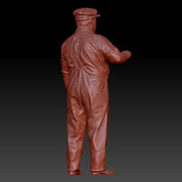 Dsp158 Male Driver Standing Figure