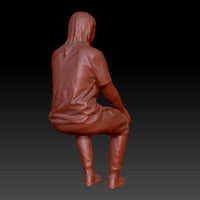 Dsp218 Male Sitting Figure