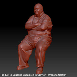 DSP248 Older Large Male Sitting Figure