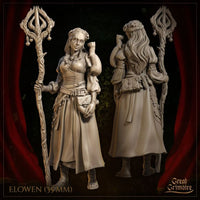 Elowen the girl with a ferret Medieval