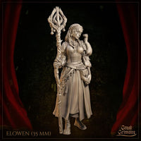 Elowen the girl with a ferret Medieval