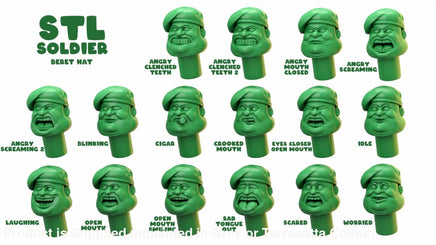 Fat Army - Beret Please leave notes on order for the one or ones you want 0.99 each Figure