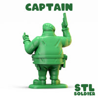 Fat Army - Captain Figure