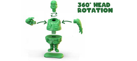 Fat Army - Captain Hat Please leave notes on order for the one or ones you want 0.99 each Figure