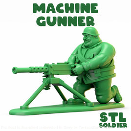 Fat Army - Machine Gunner Figure