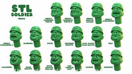 Fat Army - Medic Heads Please leave notes on order for the one or ones you want 0.99 each Figure
