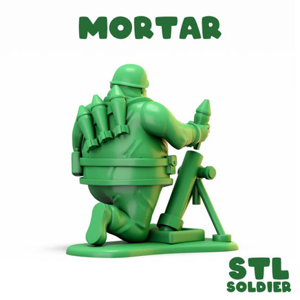 Fat Army - Mortar Figure