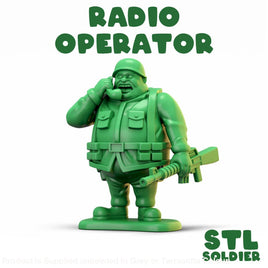 Fat Army - Radio Operator Figure