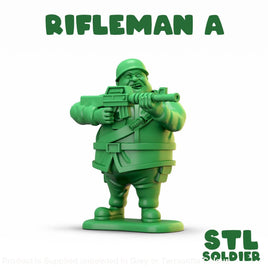 Fat Army - Rifleman A Figure