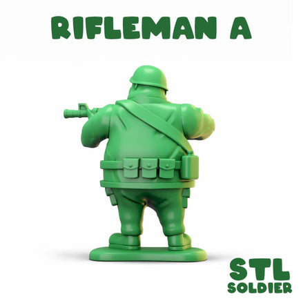 Fat Army - Rifleman A Figure