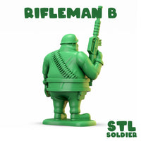 Fat Army - Rifleman B Figure