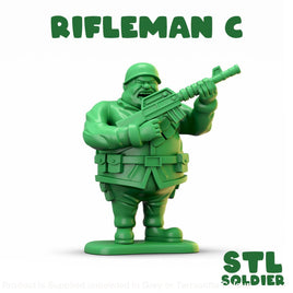 Fat Army - Rifleman C Figure