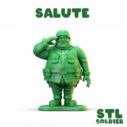 Fat Army - Salute Figure