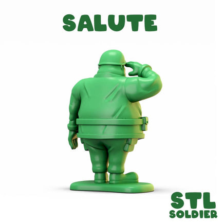 Fat Army - Salute Figure