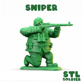 Fat Army - Sniper Figure