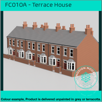 FC010A – 6x Terrace House Pack OO Scale