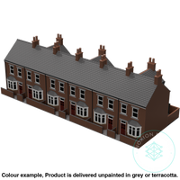Fc010A – 6X Terrace House Pack Oo Scale Building