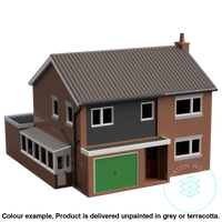 Fm001 – Detached House Oo/Ho Scale Oo Building