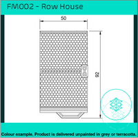 Fm002 – Terraced House Oo/Ho Scale Oo Building
