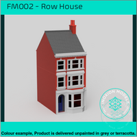 Fm002 – Terraced House Oo/Ho Scale Oo Building