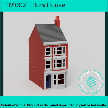 Fm002 – Terraced House Oo/Ho Scale Oo Building