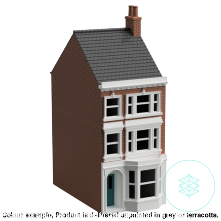 Fm002 – Terraced House Oo/Ho Scale Oo Building