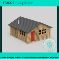 FM003 – Log Cabin OO Scale