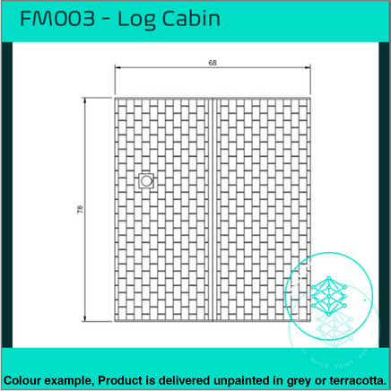 FM003 – Log Cabin OO Scale