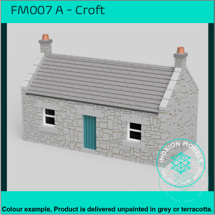 Fm007A – Croft House Oo/Ho Scale Oo Building