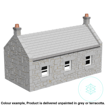Fm007A – Croft House Oo/Ho Scale Oo Building