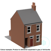 Fm008A – Terrace House W Close Oo/Ho Scale Oo Building